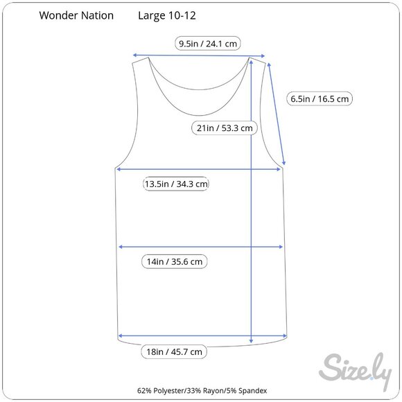 Wonder Nation Girls Gray With Butterflies Tank Top Size Large 10-12 - Picture 11 of 11